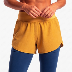 Active Lifestyle <b>Shorts</b> With <b>Leggings</b> Outdoor Sports Premium Quality Fabric Stretch Fit Elastic Waist Yoga <b>Legging</b> For <b>Women's</b> - Product Image 4