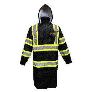 Ropa de seguridad reflectante impermeable de alta visibilidad para trabajadores de carreteras y construcción. - Product Image 4