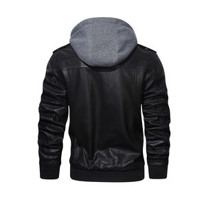 Nouvelle arrivée : veste en cuir pour homme, mode personnalisée, style tendance, vente directe d'usine. - Product Image 2