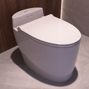 Inodoro Elongado Sin Contacto [TREVI] para Baños Públicos, Inodoro Inteligente sin Tanque con Descarga Automática y Sin Manos, Inodoro Higiénico ALB-DT100R - Product Image 4