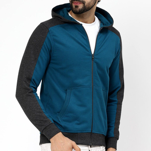 Sweat à capuche de haute qualité, épais, délavé à l'acide, 100% coton, style streetwear, coupe courte, broderie effet vieilli, fermeture éclair premium, hiver - Product Image 3