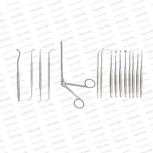 Ensemble d'instruments FESS en acier inoxydable, kit de chirurgie endoscopique des sinus, ensemble chirurgical professionnel ORL pour la rhinologie par Vaslcare - Product Image 2