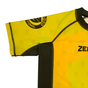 Maillot de compression unisexe à manches courtes de haute qualité, design personnalisé, pour la gym, avec protection solaire anti-UV, collection Rash Guard 2026 - Product Image 4