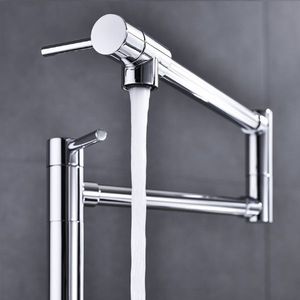Extended Handle Pot-Shaped Filler Folding Kitchen Faucet - Product Image 4
