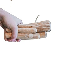 Jouet à mâcher pour chiot - Bâtonnet de dentition en bois de café naturel de haute qualité, durable, en forme d'os, pour des soins dentaires longue durée et des friandises à mâcher pour les dents.