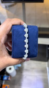 Pulsera de Diamantes Moissanite con Cruz de Estilo Hip Hop, Cadena de Aleación Chapada en Oro, Joyería Unisex para Regalo - Product Image 6