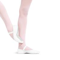 Chaussons de ballet en cuir souple à semelle fendue pour femmes, matière respirante, légers, adaptés aux femmes et aux filles