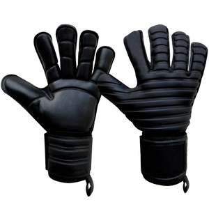 Gants de gardien de but de football professionnels en cuir respirant avec protection réglable et durable pour la paume et sangle de poignet confortable pour l'entraînement - Product Image 6