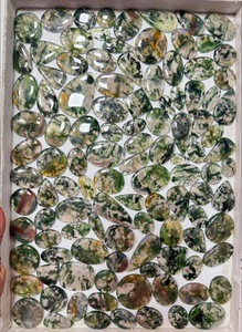 Top Quality Natural <b>Moss</b> <b>Agate</b> Cabochon Mix Shape and Size Wholesale Lot Cheapest Price Loose Gemstone for Jewelry Making - Product Image 3