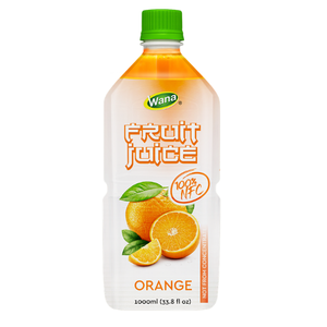 Jus d'orange aromatisé prêt à boire, bouteille de 1000 ml, non concentré, jus de fruits frais pressé, boisson rafraîchissante, OEM ODM, design gratuit - Product Image 1