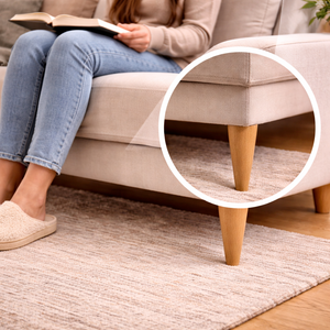 Slim Tapered Solid Wood Furniture Leg Modern Minimalist Style for Sofa Cabinet <b>Coffee</b> <b>Table</b> Replacement - Product Image 4