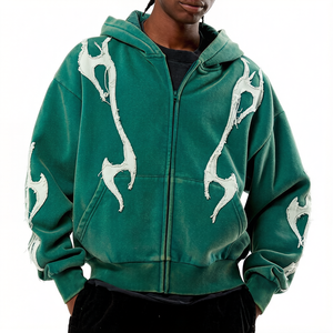 Sudadera con Capucha Bordada de Alta Calidad para Hombre, Unisex, con Logotipo Personalizado, 100% Algodón, Forro Polar Sólido de Invierno, de Secado Rápido - Product Image 1