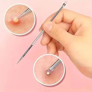 Professional 1pc Stainless Steel <b>Blackhead</b> Comedone Acne Blemish Extractor Remover Face Skin Care Pore <b>Cleaner</b> - Product Image 4