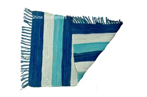 Nouveautés : Tapis en coton shaggy fait main, tapis de cuisine, tapis de pique-nique lavables en machine, tapis tissés à la main, idéal comme paillasson - Product Image 4