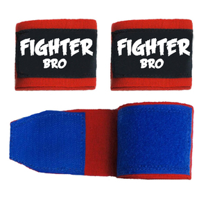 ผ้าพันมือสำหรับชกมวย Fighter Bro Cotton สีแดง ทนทาน เหมาะสำหรับการฝึกซ้อมทุกฤดูกาล - Product Image 1