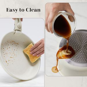 12-Piece Non-Stick <b>Pots</b> and Pans <b>Set</b> Kitchen Cookware Collection - Product Image 3