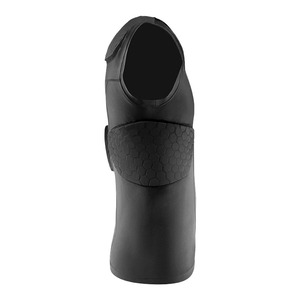 Unisex Padded Compression V-Neck Sleeveless Neoprene Sports Protective Gear Adult Fitted Solid Black - Product Image 3
