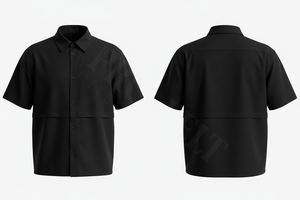 Camisa de Vestir Ligera y Transpirable, de Color Liso, Moderna, de Manga Corta, con Botones, Cuello Casual, para Oficina, Verano - Product Image 6