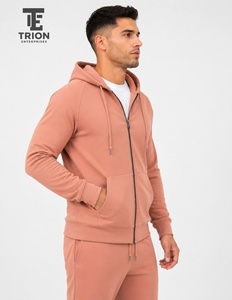 Custom Plain Autumn Zip up <b>Hoodie</b> Men's Wholesale Heavy Weight Premium <b>Waterproof</b> Men's Zipper <b>Hoodies</b> Low Price Thermal - Product Image 2