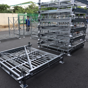 Foldable Steel Pallet with <b>Collapsible</b> Design Heavy Duty Structure and High Load Capacity Ideal for Warehouse <b>Storage</b> - Product Image 6