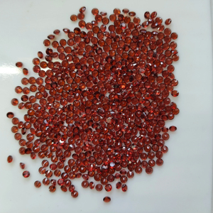 โกเมนสีแดงธรรมชาติ 3.5 มม. ทรงกลมเจียระไนแบบบริลเลียนท์ คุณภาพดีที่สุด พลอยเม็ดเดี่ยวสำหรับทำเครื่องประดับ - Product Image 3