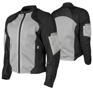 Premium Selling Mesh Fabric Panel Long Sleeve polyester Nylon <b>Racer</b> <b>Jackets</b> Zip Up Closure Auto Racing Velocity Rider <b>Jacket</b> Men - Product Image 1
