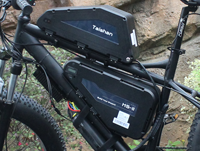 Batterie au lithium pour vélo électrique, grande capacité, longue portée, 72v 40ah, boîtier rigide triangulaire, pour vélo de montagne