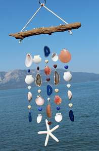 กระดิ่งลมเปลือกหอย2025ได้รับการออกแบบอย่างสวยงามงานฝีมือระดับพรีเมียมสำหรับการตกแต่งกลางแจ้งและชายหาด - Product Image 5