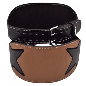 Leather Powerlifting Support <b>Belt</b> for Gym Workout Bodybuilding <b>Squat</b> Deadlift Fitness Training - Product Image 1
