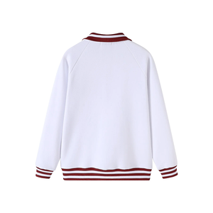 Custom Morehouse College White <b>Quarter</b> <b>Zip</b> Pullover with Custom Logo Wholesale Apparel Supply for B2B Buyers for Campus Apparel - Product Image 2