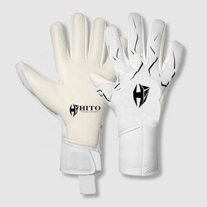 Guantes de Portero Profesionales, Palma Delantera de Látex Alemán de 4 mm, Dorso de Silicona con Estampado, Corte de Rodillo Negativo, Correa Elástica Extraíble - Product Image 4