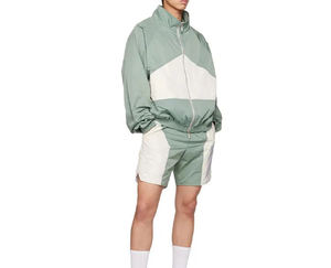 Wind Breaker Sets Windproof Men Polyester Nylon Windbreaker Short <b>Tracksuit</b> Zipper Jackets and Shorts Two Piece Set Fashion - Product Image 1