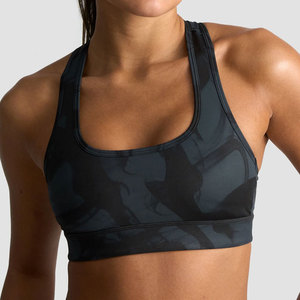 Soutien-gorge court Y-Back pour femme, sublimation, haute qualité, pour l'été, décontracté, entraînement extérieur, fitness, coupe ajustée, Spandex Nylon - Product Image 6