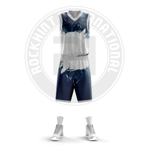 Uniforme de Baloncesto para Deportes de Equipo, Tela de Poliéster Transpirable, Ajuste Atlético, Adecuado para Prácticas, Partidos de Liga y Torneos - Product Image 1