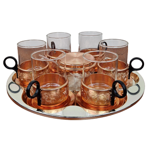 Pure Copper Vintage Coffee <b>Set</b> With Polish Finished For Restaurant Home And Hotel Kitchenware Metal <b>Tea</b> <b>Set</b> - Product Image 1