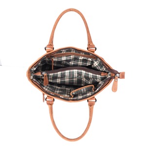 Bolso de Mano Tipo Hobo de Cuero Genuino para Mujer de la Mejor Calidad, con Cierre de Cremallera, Forro de Lona, Correa para el Hombro, Estilo Clásico, Uso Diario, Color Marrón - Product Image 2