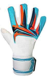 Gants de gardien de but de football professionnels de haute qualité, respirants, en cuir PU avec protection en latex et silicone pour les doigts - Product Image 4