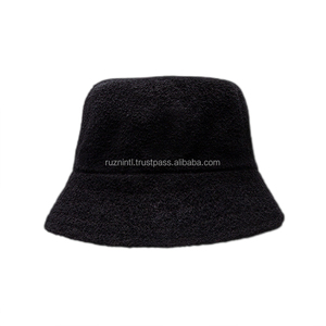 Winter Warm Fleece Bucket Hat, Soft Plush Material for Cold Weather, Fashion <b>Accessory</b> for Streatwear, Travel, and Outdoor Use - Product Image 3