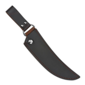 Cuchillo de Cocina Estilo Carnicero con Hoja Curva y Patrón de Damasco en Cobre, Mango Decorativo, Cuchillo Profesional para Preparación de Alimentos - Product Image 4