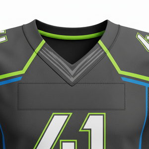 Ensemble d'uniformes de football américain sublimés personnalisés, maillots en mesh respirant, équipement d'équipe de football de ligue professionnelle - Product Image 5