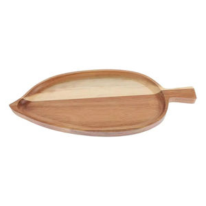Plateau de service rectangulaire en bois, design minimaliste, plateau en bois massif durable pour la cuisine, style unique, dernier design, Ramadan - Product Image 3