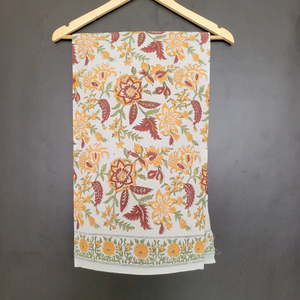 Tela de Algodón Tejida a Rayas Hecha a Mano al por Mayor, Estampado a Bloque, Ecológica y Ligera para Vestidos de Mujer a Precio de Fábrica - Product Image 1