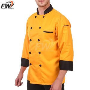 Chaqueta de Chef de Lona Transpirable de Secado Rápido para Hombre y Mujer, Manga Larga, Logotipo Personalizado, para Uso en Restaurantes y Bares - Product Image 2