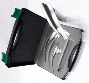 Premium Quality Portable LED Laryngoscope Set Stainless Steel Lightweight Reusable Manual Surgical <b>Instruments</b> for Medical Use - Product Image 4