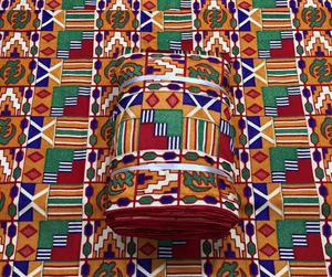 Tissu en coton résistant à l'eau, imprimé à la cire Ankara africaine traditionnelle, motif géométrique, tissé, pour robes de femmes et de garçons - Product Image 1