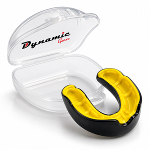 Protège-dents professionnel Dynamic Gears noir et rouge en EVA, réglable, écologique, léger, non toxique, pour adultes, pour la boxe - Product Image 5