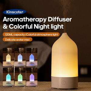 Mới nhất <span class=keywords><strong>120ml</strong></span> Tinh dầu khuếch tán siêu âm USB độ ẩm không khí đầy màu sắc ánh sáng ban đêm câm thiết kế hương thơm khuyếch tán cho phòng hote - Product Image 2