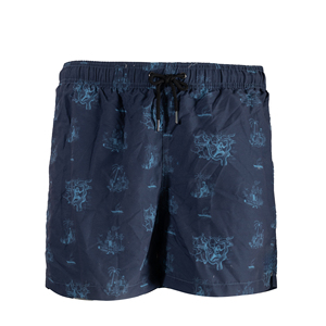 Shorts de Playa para Hombre con Estampado, Cintura Elástica, Shorts de Baño para Verano con Bolsillos Laterales, Proveedor Mayorista OEM ODM - Product Image 1