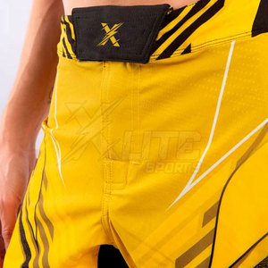 Pantalones Cortos de MMA de Primera Calidad en Spandex/Poliéster Elástico, Ropa de Entrenamiento Ligera para Gimnasio, Deportes y Sesiones de Práctica - Product Image 5