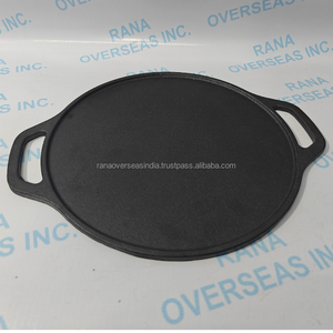 Heavy Duty Cast Iron Dosa Tawa Non Stick Flat Griddle <b>Pan</b> for Roti Chapati Crepe Pancake And Pizza Cooking Kitchen Cookware - Product Image 2